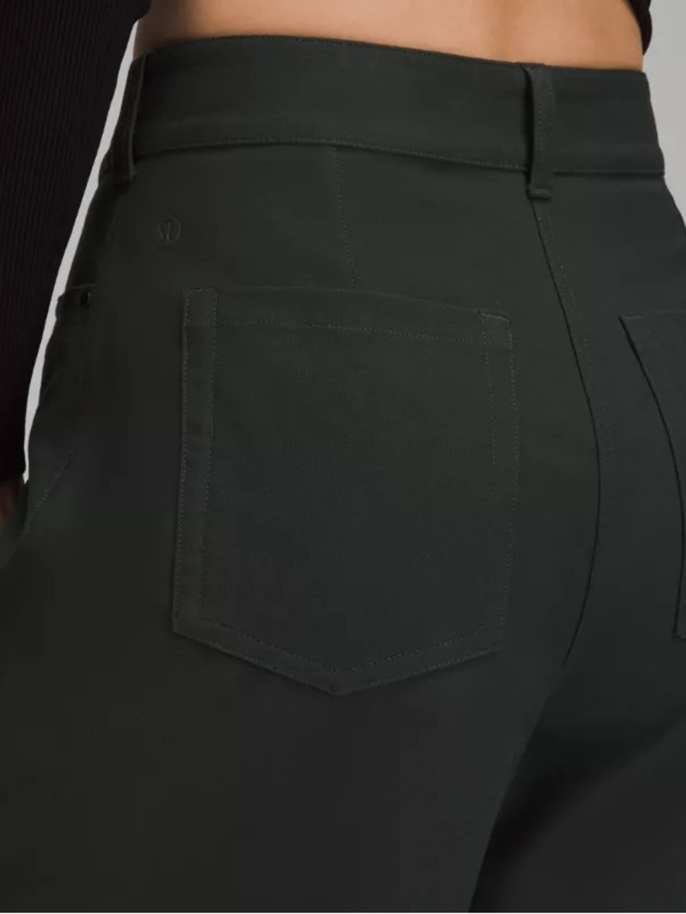 NWOT Lululemon City Sleek 5 Pocket High Rise Wide Leg Pant Full Length Size 27